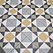 Stonehouse Studio Buxton Saffron Geometric Patterned Wall and Floor Tiles - 225 x 225mm