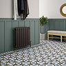 Stonehouse Studio Buxton Teal Geometric Patterned Wall and Floor Tiles - 225 x 225mm
