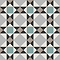 Stonehouse Studio Buxton Teal Geometric Patterned Wall and Floor Tiles - 225 x 225mm