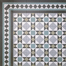 Stonehouse Studio Buxton Teal Geometric Patterned Wall and Floor Tiles - 225 x 225mm