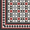 Stonehouse Studio Buxton Terracotta Border Patterned Wall and Floor Tiles - 225 x 225mm