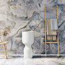 Stonehouse Studio Cardea Blue Marble Effect Large Format Wall and Floor Tiles - 600 x 1200mm