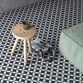 Caroline Geo Wall and Floor Tiles - 200 x 200mm Large Image