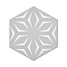 Stonehouse Studio Casablanca Ash Hexagon Wall & Floor Tiles - 225 x 259mm