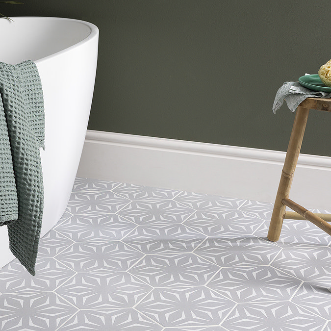 Stonehouse Studio Casablanca Ash Hexagon Wall & Floor Tiles - 225 x 259mm