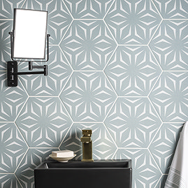 Stonehouse Studio Casablanca Duck Egg Hexagon Wall & Floor Tiles - 225 x 259mm