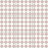 Stonehouse Studio Chequers Blush Patterned Wall and Floor Tiles - 225 x 225mm