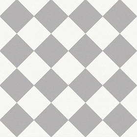 Stonehouse Studio Chequers Dove Grey Patterned Wall and Floor Tiles - 225 x 225mm