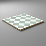 Stonehouse Studio Chequers Sage Patterned Wall and Floor Tiles - 225 x 225mm