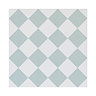 Stonehouse Studio Chequers Sage Patterned Wall and Floor Tiles - 225 x 225mm