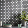 Stonehouse Studio Clarence Star Patterned Graphite Wall & Floor Tiles - 225 x 225mm