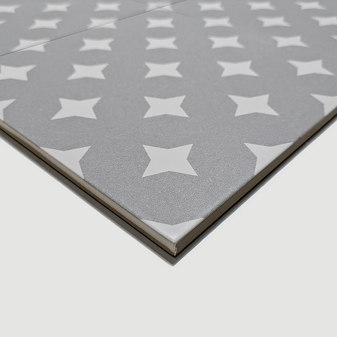 Stonehouse Studio Clarence Pewter Wall & Floor Tiles - 225 x 225mm