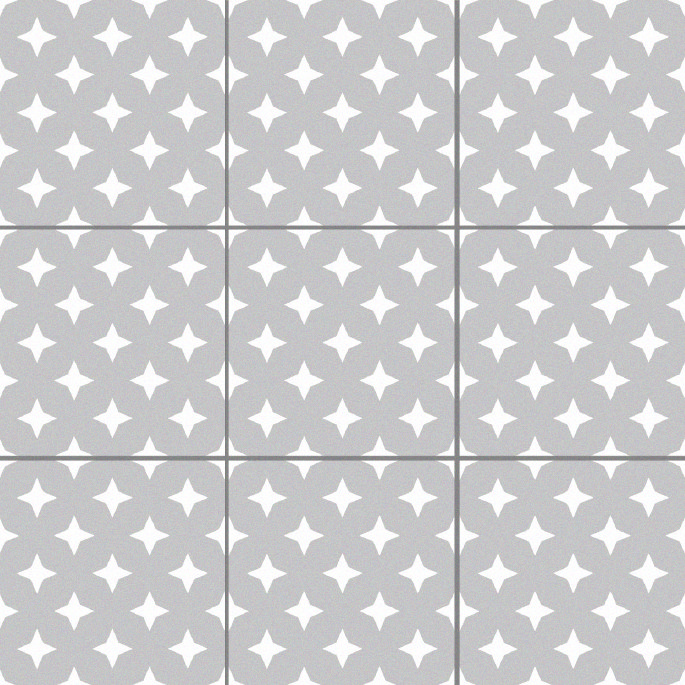 Stonehouse Studio Clarence Pewter Wall & Floor Tiles - 225 x 225mm