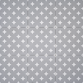 Stonehouse Studio Clarence Pewter Wall & Floor Tiles - 225 x 225mm