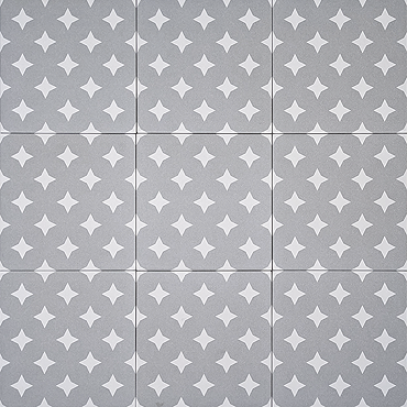 Stonehouse Studio Clarence Pewter Wall & Floor Tiles - 225 x 225mm