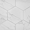 Stonehouse Studio Comino Hexagon Marble Effect Wall and Floor Tiles - 225 x 259mm