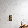 Stonehouse Studio Comino Hexagon Marble Effect Wall and Floor Tiles - 225 x 259mm