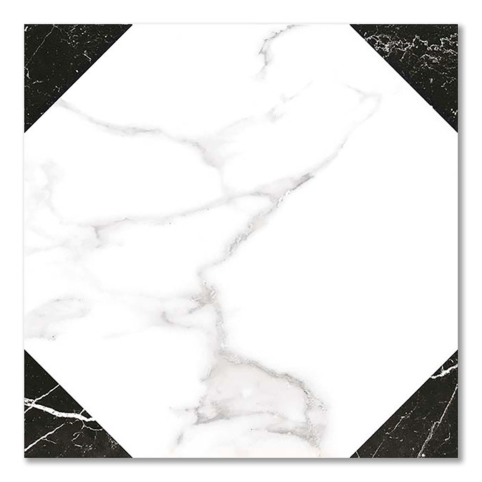 Stonehouse Studio Comino Octagon Marble Effect Floor Tiles 225 x 225mm