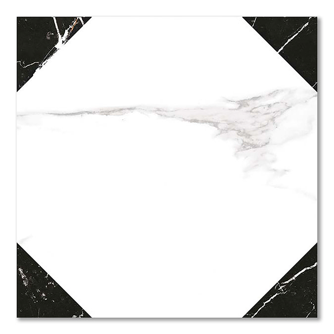 Stonehouse Studio Comino Octagon Marble Effect Floor Tiles 225 x 225mm
