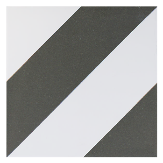 Stonehouse Studio Como Jet Geometric Patterned Wall and Floor Tiles - 225 x 225mm