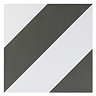 Stonehouse Studio Como Jet Geometric Patterned Wall and Floor Tiles - 225 x 225mm