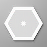 Stonehouse Studio Cosmos Dove Grey Hexagon Wall & Floor Tiles - 225 x 225mm