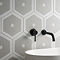 Stonehouse Studio Cosmos Dove Grey Hexagon Wall & Floor Tiles - 225 x 225mm