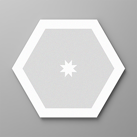 Stonehouse Studio Cosmos Dove Grey Hexagon Wall & Floor Tiles - 225 x 225mm