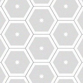 Stonehouse Studio Cosmos Dove Grey Hexagon Wall & Floor Tiles - 225 x 225mm