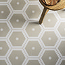 Stonehouse Studio Cosmos Parchment Hexagon Wall & Floor Tiles - 225 x 225mm