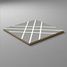 Stonehouse Studio Crossroads Charcoal Tiles - 225 x 225mm