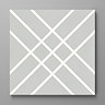 Stonehouse Studio Crossroads Dove Geometric Tiles - 225 x 225mm