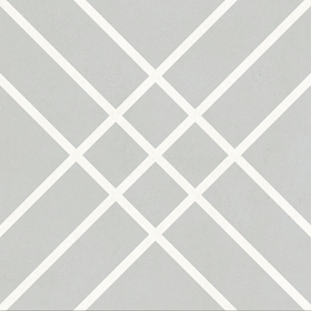 Stonehouse Studio Crossroads Dove Geometric Tiles - 225 x 225mm