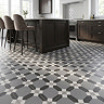 Stonehouse Studio Croxley Charcoal Geometric Patterned Wall and Floor Tiles