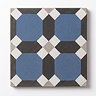 Stonehouse Studio Croxley Navy Geometric Patterned Wall and Floor Tiles
