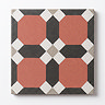Stonehouse Studio Croxley Terracotta Geometric Patterned Wall and Floor Tiles
