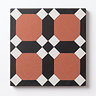 Stonehouse Studio Croxley Terracotta Geometric Patterned Wall and Floor Tiles
225 x 225mm