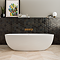 Stonehouse Studio Delphine Graphite Zellige Effect Hexagon Zellige Effect Tiles 108 x 124mm
