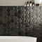 Stonehouse Studio Delphine Graphite Zellige Effect Hexagon Zellige Effect Tiles 108 x 124mm