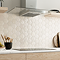 Stonehouse Studio Delphine White Zellige Effect Hexagon Zellige Effect Tiles 108 x 124mm
