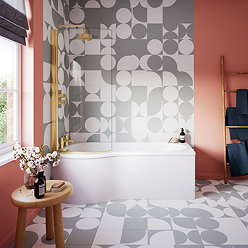 Stonehouse Studio Eclipse Ash Wall and Floor Tiles - 225 x 225mm