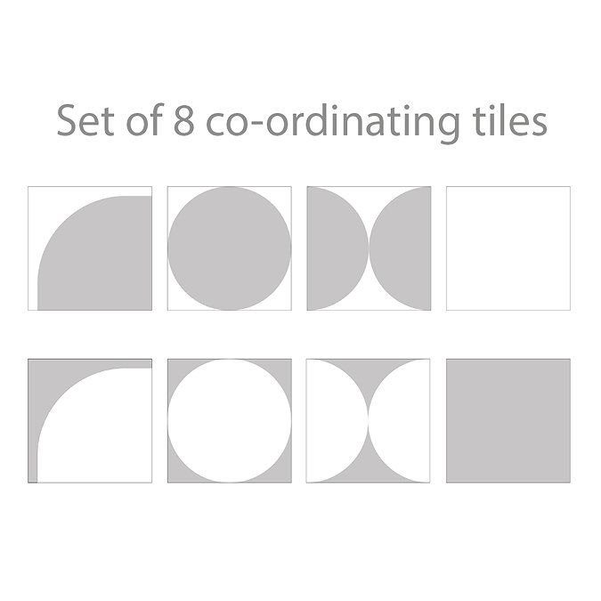 Stonehouse Studio Eclipse Parchment Wall and Floor Tiles - 225 x 225mm