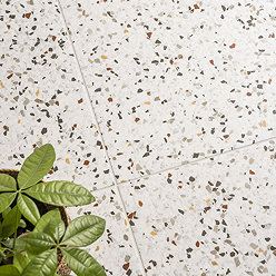 Stonehouse Studio Farhill Coloured Flecks Terrazzo Effect Floor Tiles - 608 x 608mm