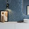 Farhill Hexagon Blue Terrazzo Effect Wall Tiles Large Image