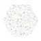 Farhill Hexagon White Terrazzo Effect Wall Tiles  Profile Large Image