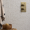 Stonehouse Studio Farhill White Terrazzo Effect Wall & Floor Tiles - 608 x 608mm
