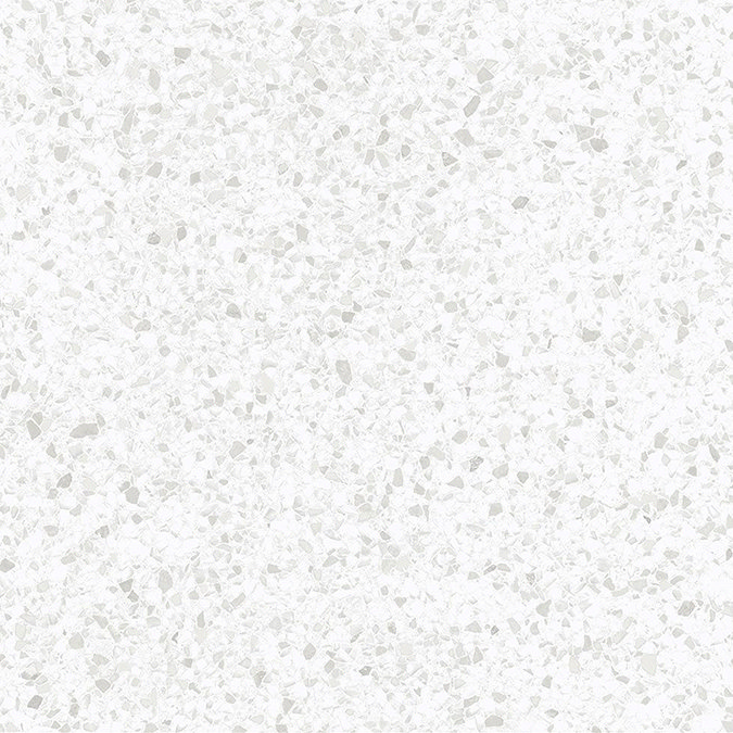 Stonehouse Studio Farhill White Terrazzo Effect Wall & Floor Tiles - 608 x 608mm