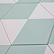 Stonehouse Studio Fiesta Hexagon Aqua Geometric Wall and Floor Tiles - 225 x 259mm