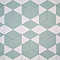 Stonehouse Studio Fiesta Hexagon Aqua Geometric Wall and Floor Tiles - 225 x 259mm