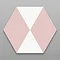 Stonehouse Studio Fiesta Hexagon Pink Wall and Floor Tiles - 225 x 225mm